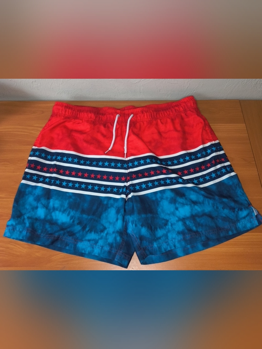 Men's George Americana Swim Trunks Size XL
